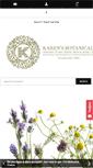 Mobile Screenshot of karensbotanicals.com